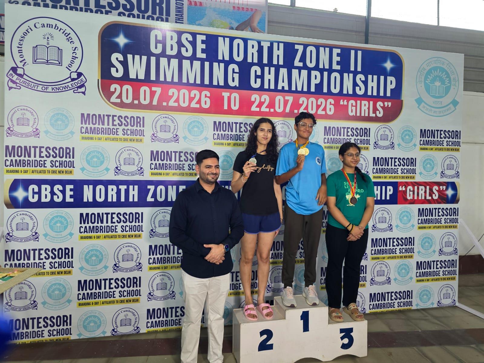 CBSE NORTH ZONE-(II) Swimming Championships, Pathankot, Punjab  