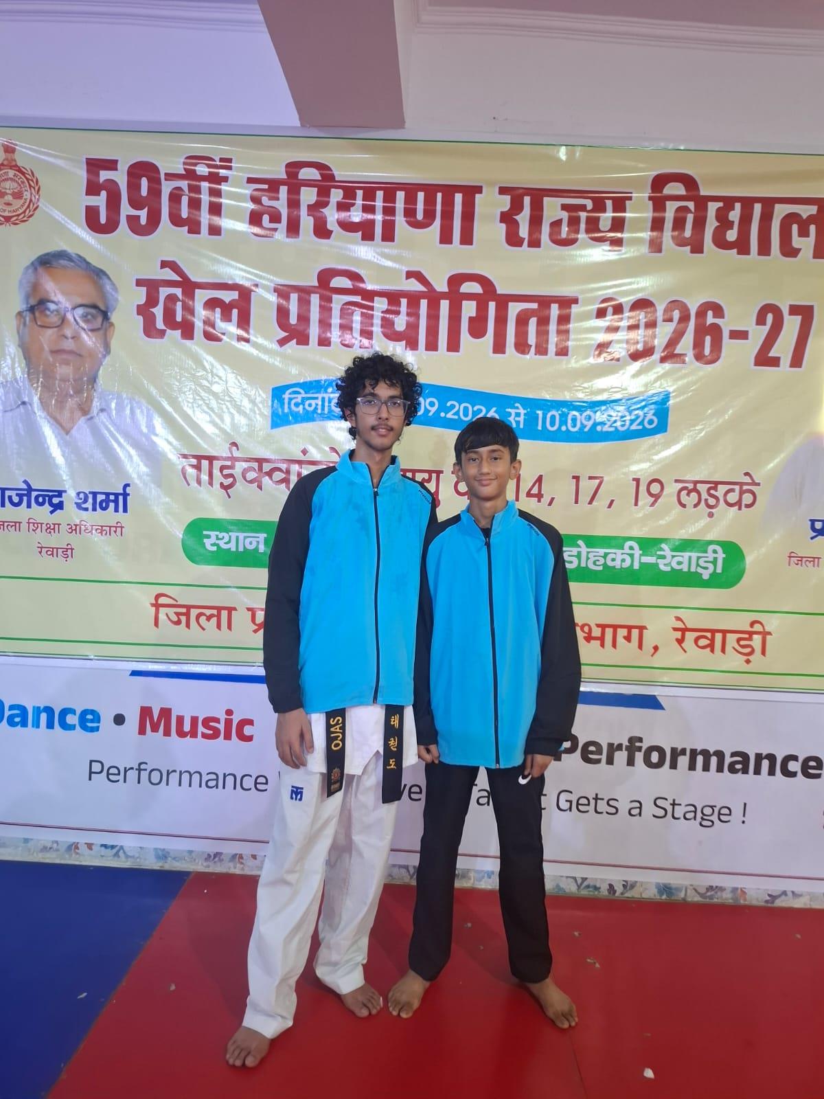 CBSE TAEKWONDO STATE TOURNAMENT HELD AT REWARI FROM 07.09.26-10.09.2026